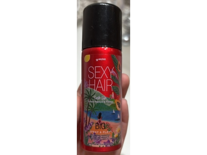 Sexy Hair Lush Life Volumizing Hair Spray, Sweet Papaya & Freesia, 1.5 oz/44.3 mL