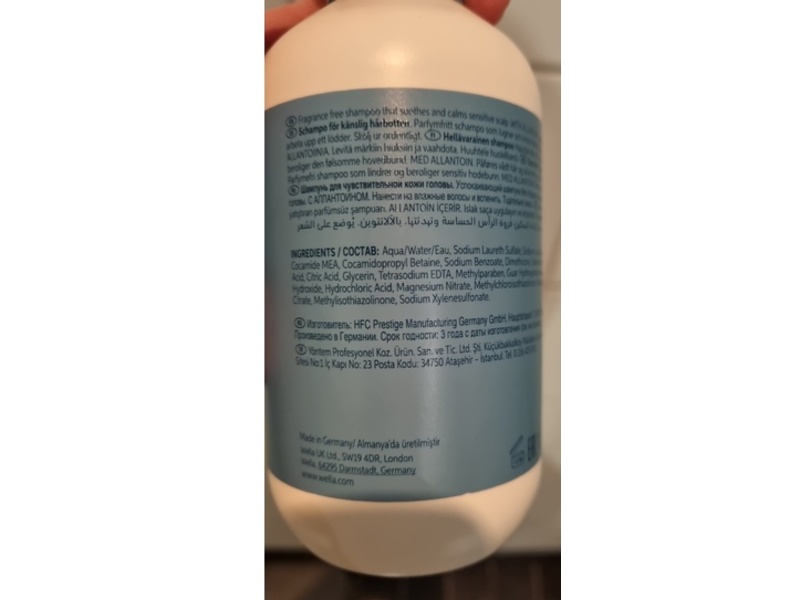 Wella Professionals Invigo Scalp Balance Shampoo, Allantoin, 300 mL