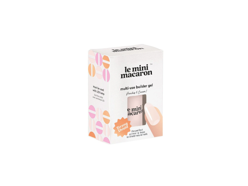 Le Mini Macaron Multi-Use Builder Gel, Peaches & Cream!, 8.5 mL