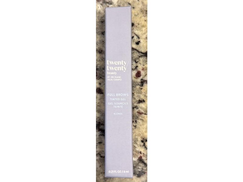 Twenty / Twenty Beauty Full Brows Tinted Gel, Blonde, 0.21 fl oz/6 mL
