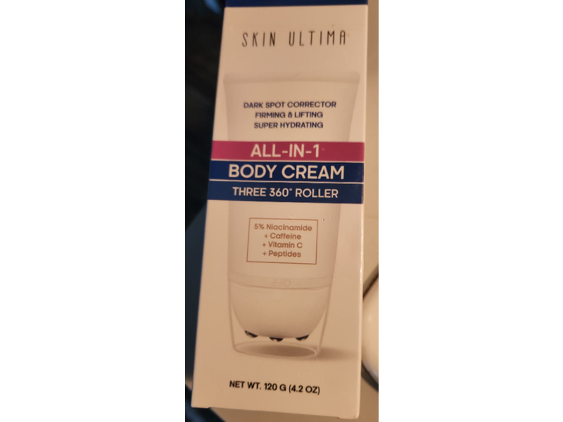 SKIN ULTIMA Body Cream Roller, 4.2 oz/120 g