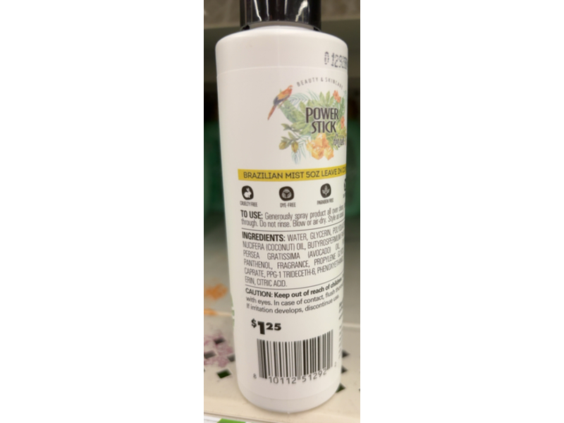 Powerstick Brazilian Mist Leave In Conditioner, 5 fl oz/148 mL