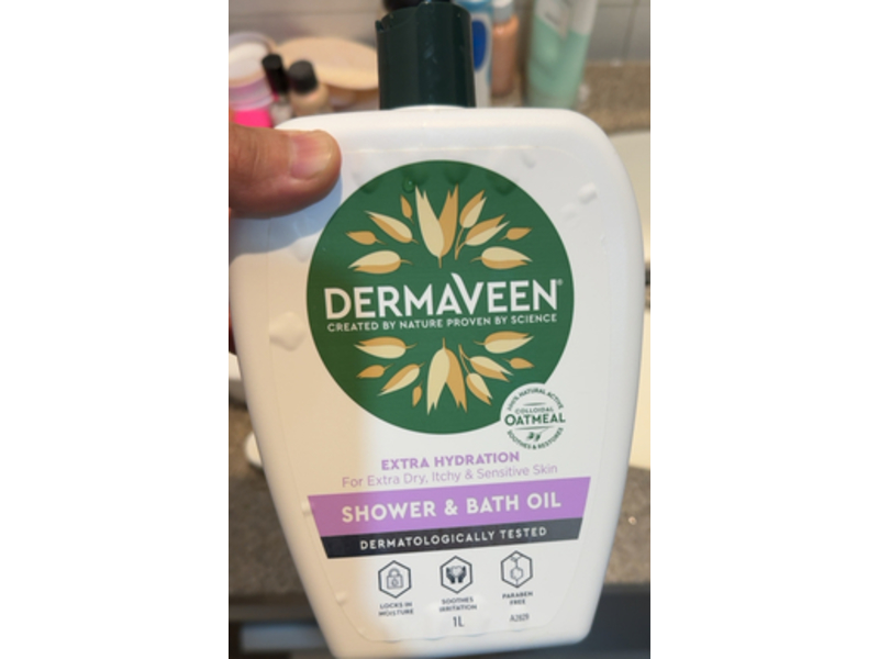 DermaVeen Shower & Bath Oil, 1 L