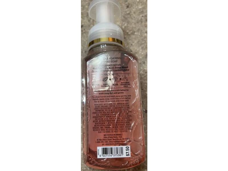 Bath & Body Works Gentle Foaming Hand Soap, Bubbly Rose, 8.75 fl oz/259 mL