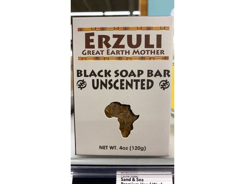 Erzuli Black Soap Bar , 4 oz/120 g
