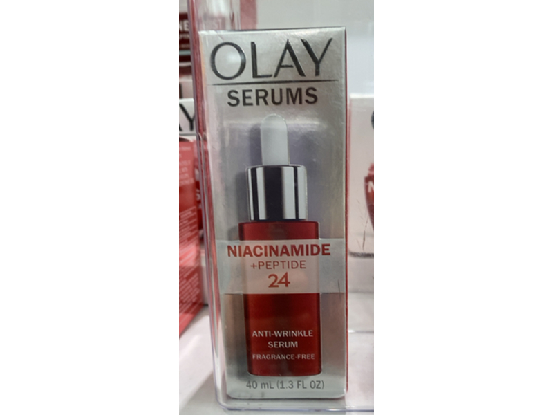 Olay Niacinamide + Peptide 24 Anti-Wrinkle Serum, 1.3 fl oz/40 mL