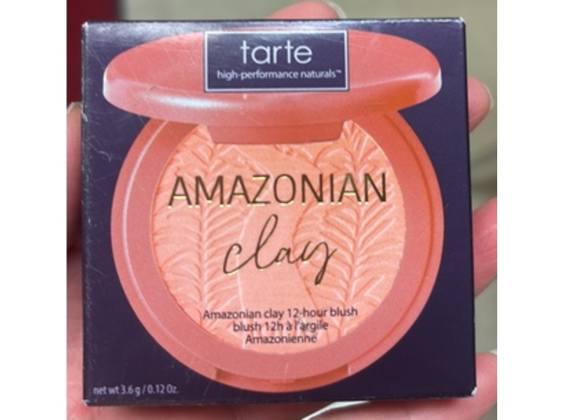 Tarte Amazonian Clay Blush, White Peach, 0.12 oz/3.6 g