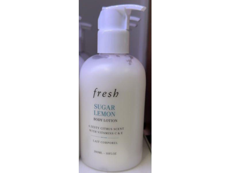 Fresh Sugar Lemon Body Lotion, Citrus & Vitamins C + E, 10 fl oz/300 mL