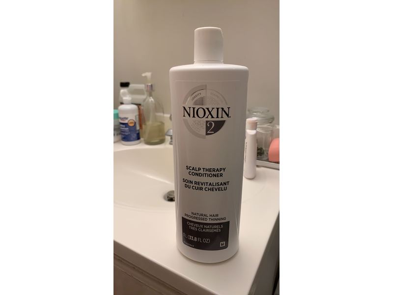 Nioxin System 2 Scalp Therapy Revitalizing Conditioner, Progressed Thinning, 33.8 fl oz/1 L