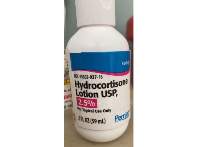 Hydrocortisone Lotion 2.5%, 2 fl oz/59 mL Perrigo
