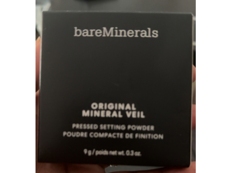bare Minerals Original Mineral Veil Pressed Setting Powder, Sheer Deep, 0.3 oz/9 g