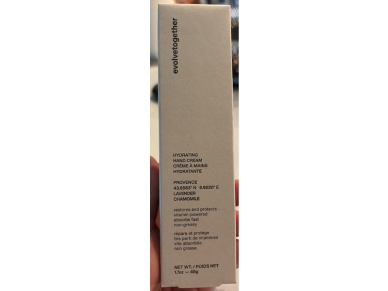 Evolvetogether Hydrating Hand Cream, Provence, 1.7 oz/48 g