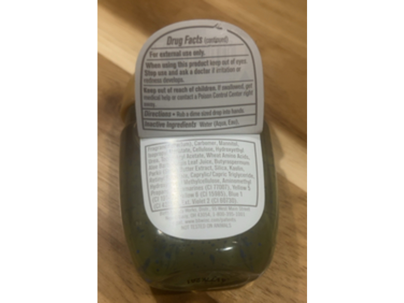 White Barn Anti-Bacterial Hand Gel, White Tea & Sage, 1 fl oz/29 mL, Pack Of 5