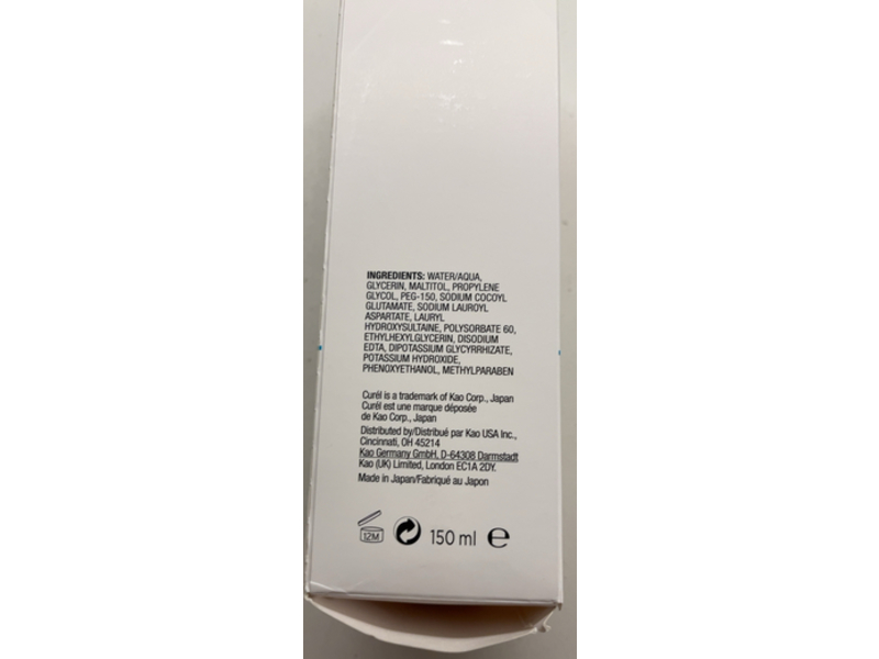 Curel Foaming Facial Wash, 5.0 fl oz/150 mL