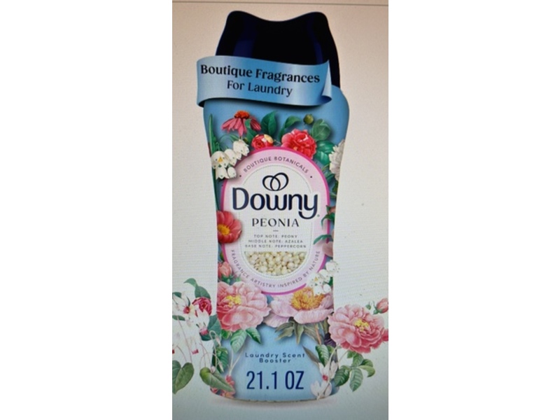 Downy Boutique Botanicals Laundry Scent Booster, Peonia Scent, 21.1 oz