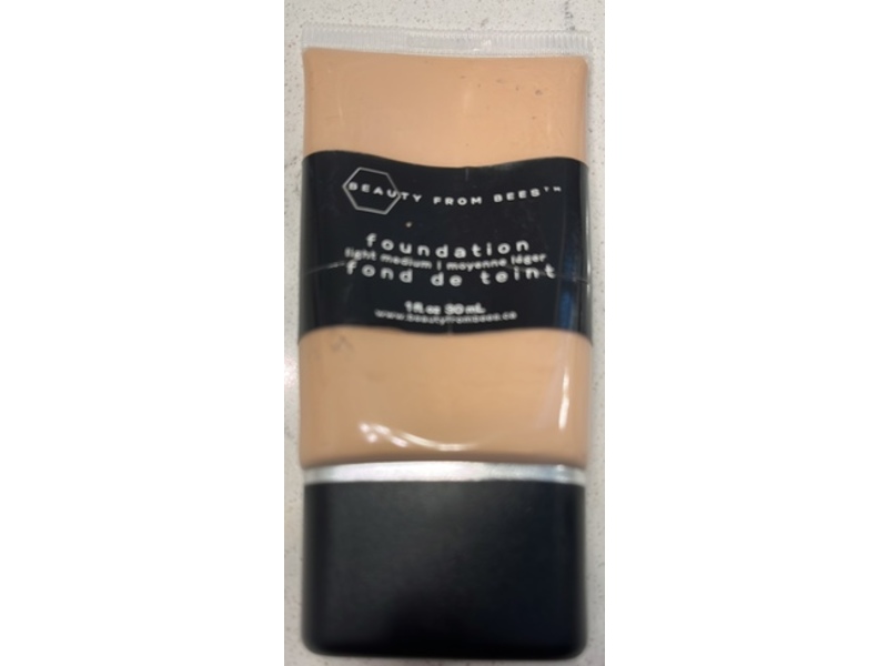 Beauty From Bees Foundation, Light Medium, 1 fl oz/30 mL
