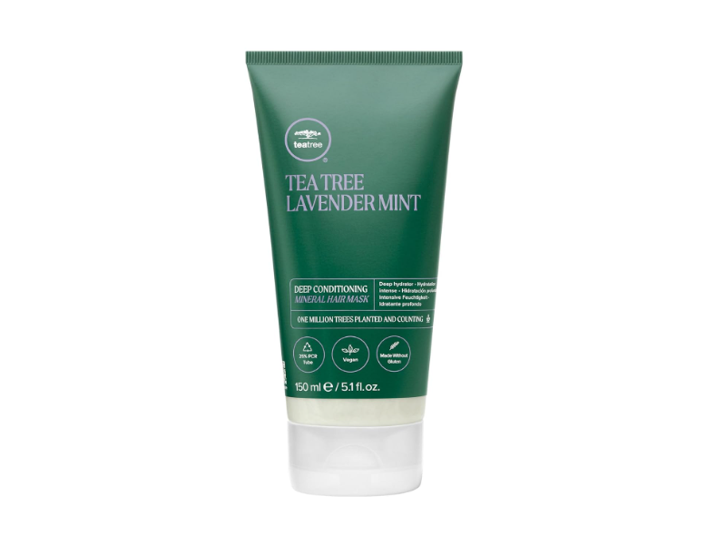 Tea Tree Deep Conditioning Mineral Hair Mask, Lavender Mint, 5.1 fl oz/150 mL