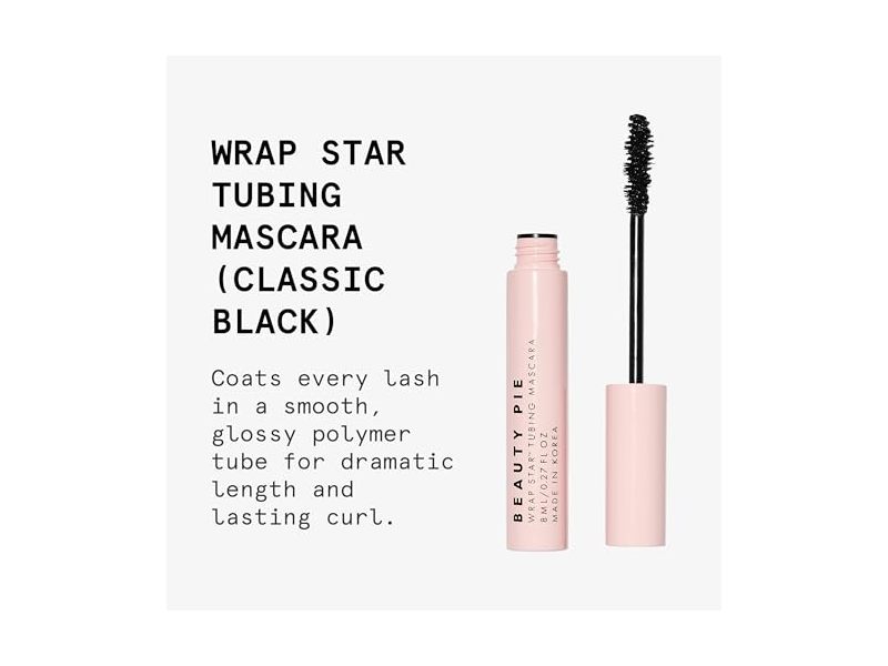 Beauty Pie Wrap Star Tubing Mascara, Classic Black, 0.27 fl oz/8 mL