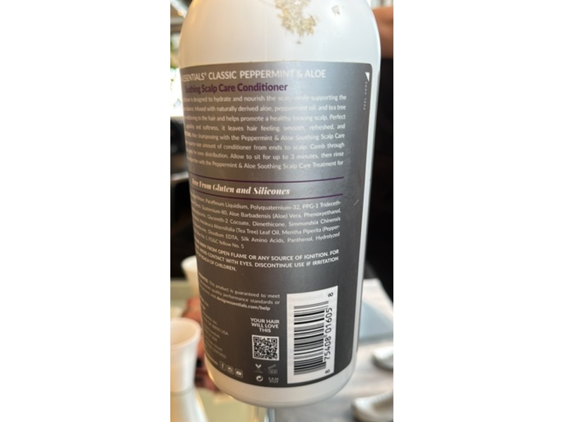 Design Essentials Soothing Scalp Care Conditioner, Peppermint & Aloe, 32 oz/906 g
