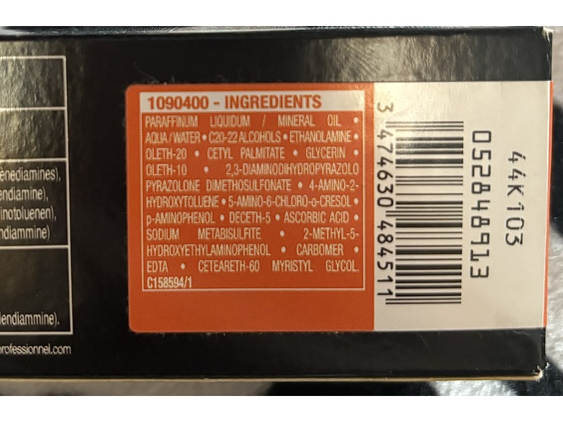 L'Oreal Professionnel Inoa Free Hair Color, 8.40 Light Blonde Copper Nature, 60 mL