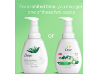 Dove Foaming Hand Wash, Aloe Vera & Eucalyptus , 6.8 fl oz/200 mL - thumbnail 2