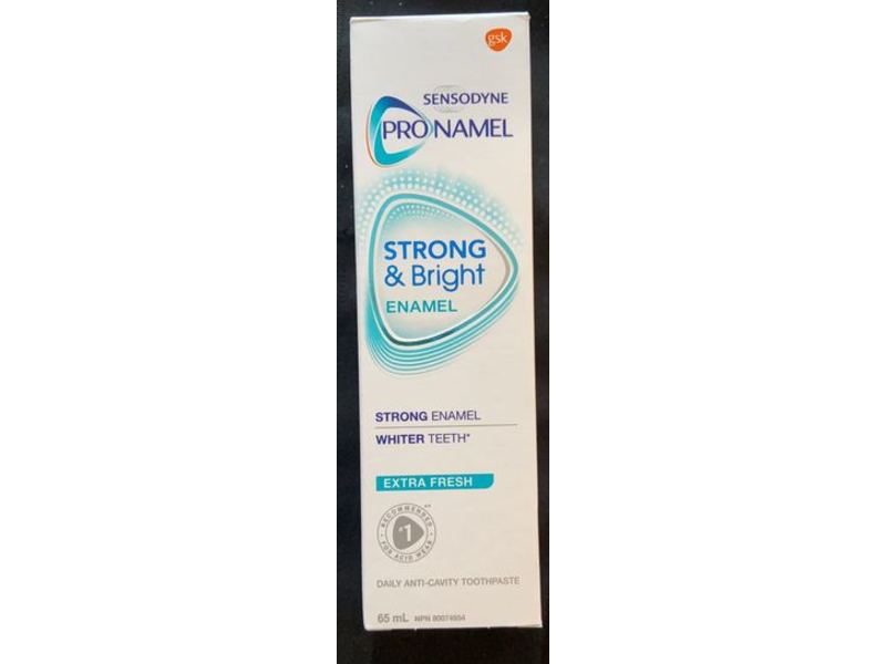 Sensodyne Pronamel Daily Anti-Cavity Toothpaste, Strong & Bright Enamel, Extra Fresh, 65 mL