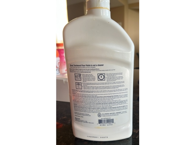 Bona Hardwood Floor Polish, Low Gloss Formula, 32 fl oz/946 mL