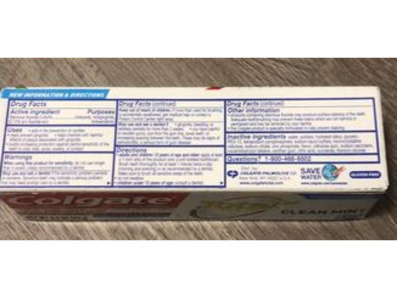 Colgate Total Sf Toothpaste, Sensitivity Relief, Clean Mint, 3.3 oz/93 g