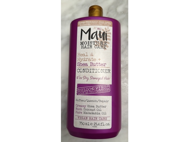 Maui Moisture Hair Care Heal & Hydrate + Shea Butter Conditioner, 25.4 fl oz/750 mL