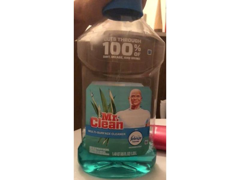 Mr. Clean Multi-Surface Cleaner, Meadows & Rain, 45 fl oz/1.33 L, Pack Of 6