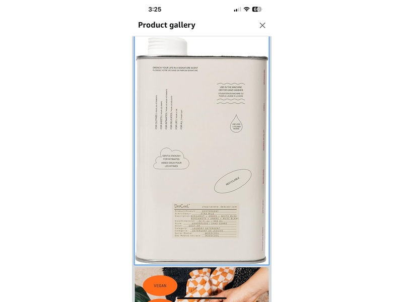 DedCool Laundry Detergent, Xtra Milk, 32 fl oz/946 mL