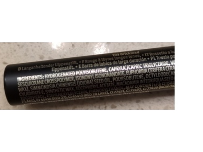 Essence The Slim Stick Lipstick, 103 Brickroad, 0.05 oz/1.7 g