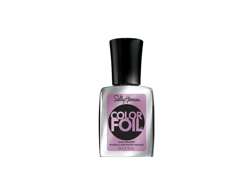 Sally Hansen Color Foil Nail Polish, 110 Fuchsia-Ristic, 0.4 fl oz