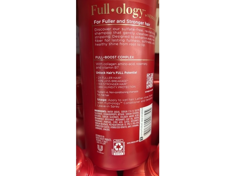 Nexxus Fullology Revitalizing Shampoo, 24 fl oz/710 mL