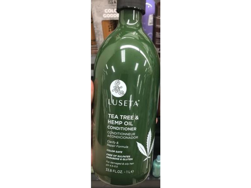 Luseta Tea Tree & Hemp Oil Conditioner, 33.8 fl oz/1L