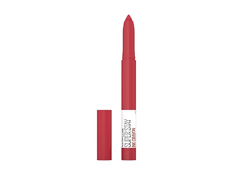 Maybelline Super Stay Ink Crayon Matte Lipstick Makeup, 140 Work For It, 0.04 oz