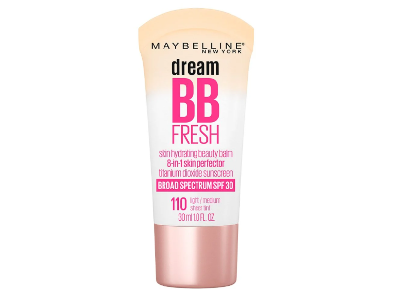 Maybelline Dream Fresh BB Cream, SPF 30, 110 Light/Medium, 1 fl oz/30 mL