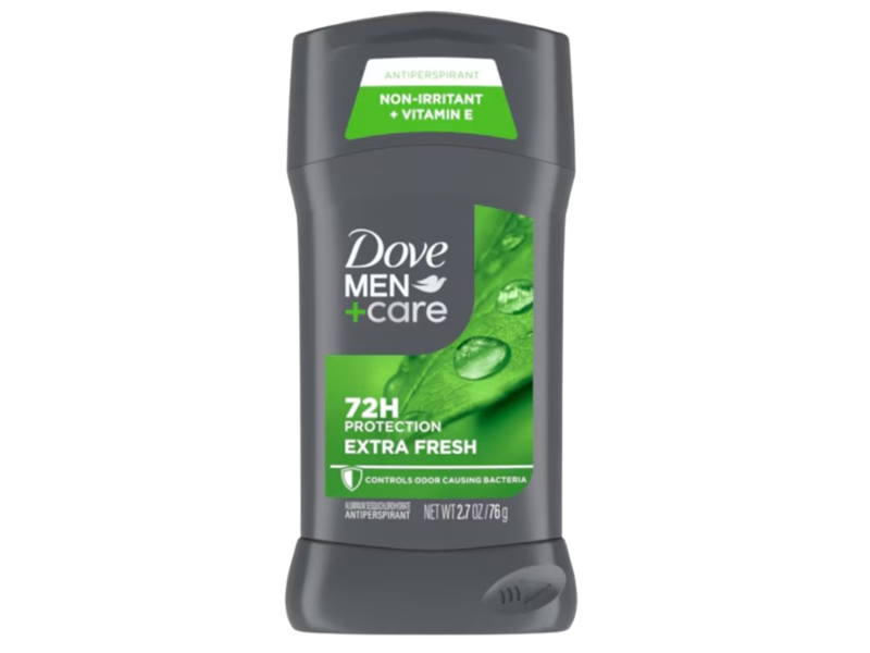 Dove Men + Care 72H Protection Antiperspirant, Extra Fresh, 2.7 oz/76 g, Pack Of 2