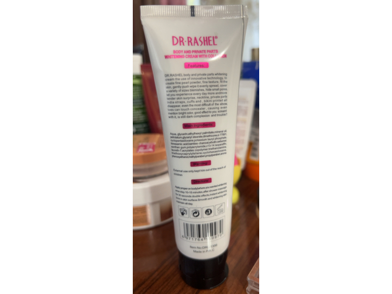 DR. Rashel Black Whitening Cream, 3.52 oz/100 g