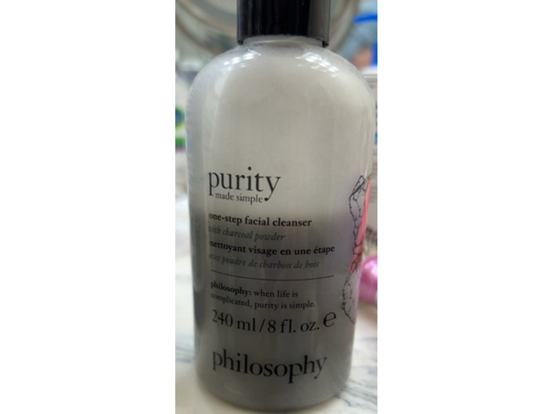 Philosophy Purity One-Step Facial Cleanser, Charcoal powder, 8 fl oz/240 mL