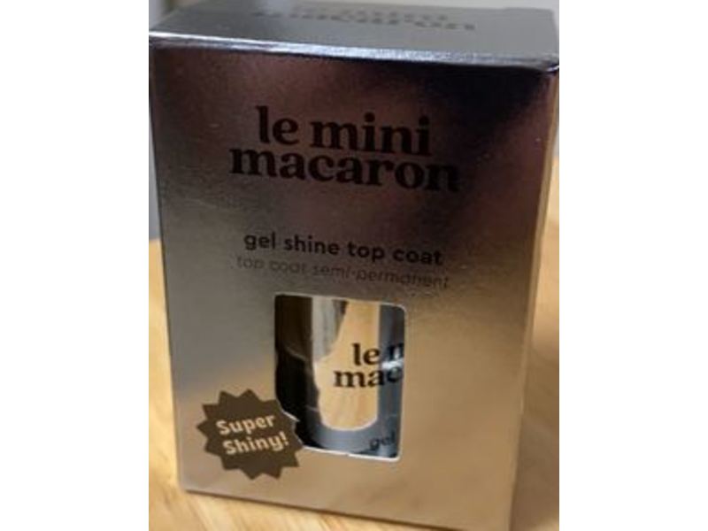 Le Mini Macaron Gel Shine Top Coat, 0.29 oz