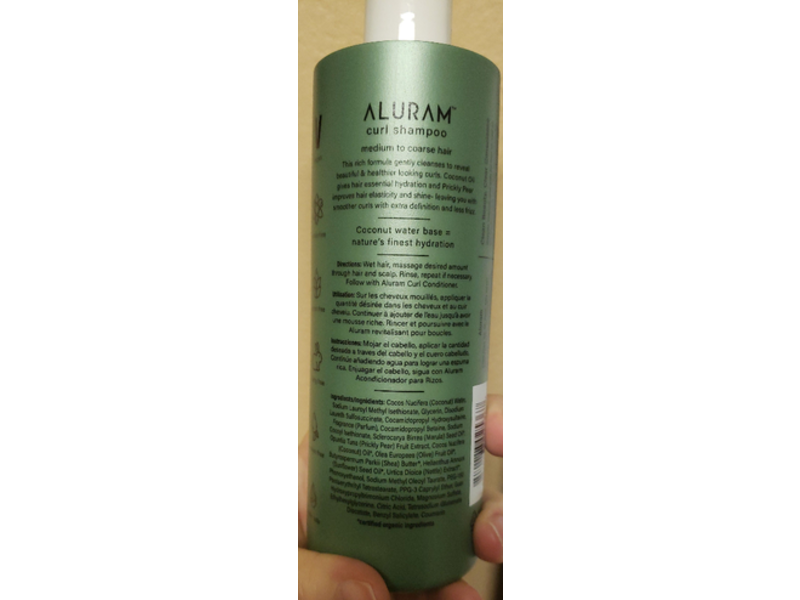Aluram Clean Beauty Collection Curl Shampoo, 12 fl oz/355 mL