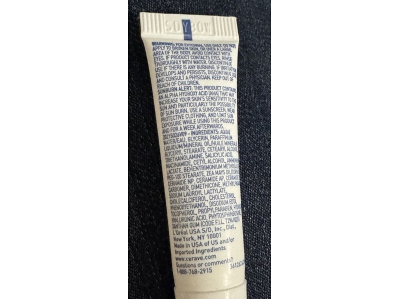 Cerave Sa Moisturizing Cream, Rough & Pumpy Skin