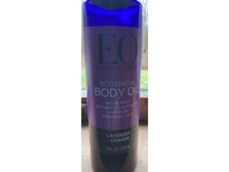 Eo Essentials Botanical Body Oil, Lavender + Orange, 8 fl oz/236 mL
