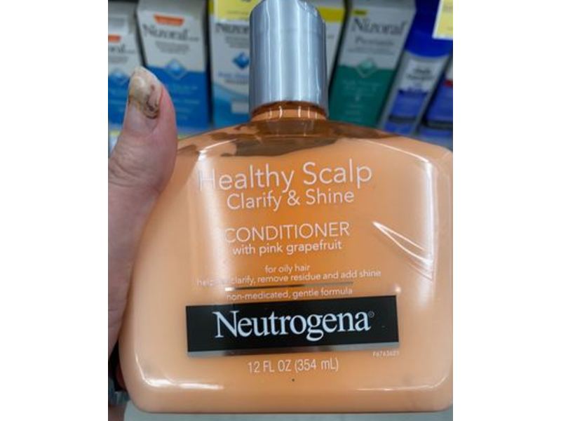 Neutrogena Healthy Scalp Clarify & Shine Conditioner, Pink Grapefruit, 12 fl oz/354 mL