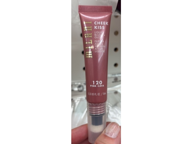 Milani Cheek Kiss Liquid Blush + Glow, 120 Pink Cava, 0.33 fl oz/10 mL