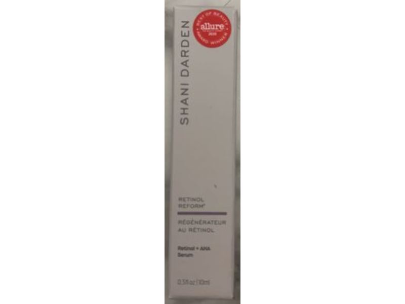 Shani Darden Retinol Reform + AHA Serum, 0.3 oz/10 mL