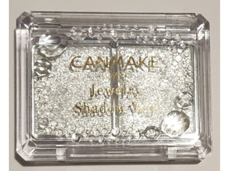 Canmake Jewelry Eyeshadow, 01 Innocent Crystal, 0.07 oz/2 g