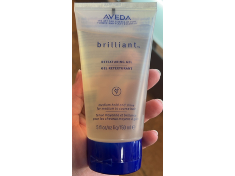 Aveda Brilliant Medium Hold & Shine Retexturing Gel, 5 fl oz/150 mL