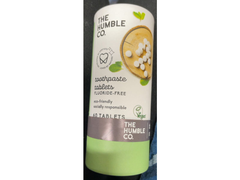 The Humble Co. Toothpaste Tablets, Mint, 60 Count